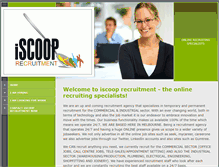 Tablet Screenshot of iscooprecruitment.com